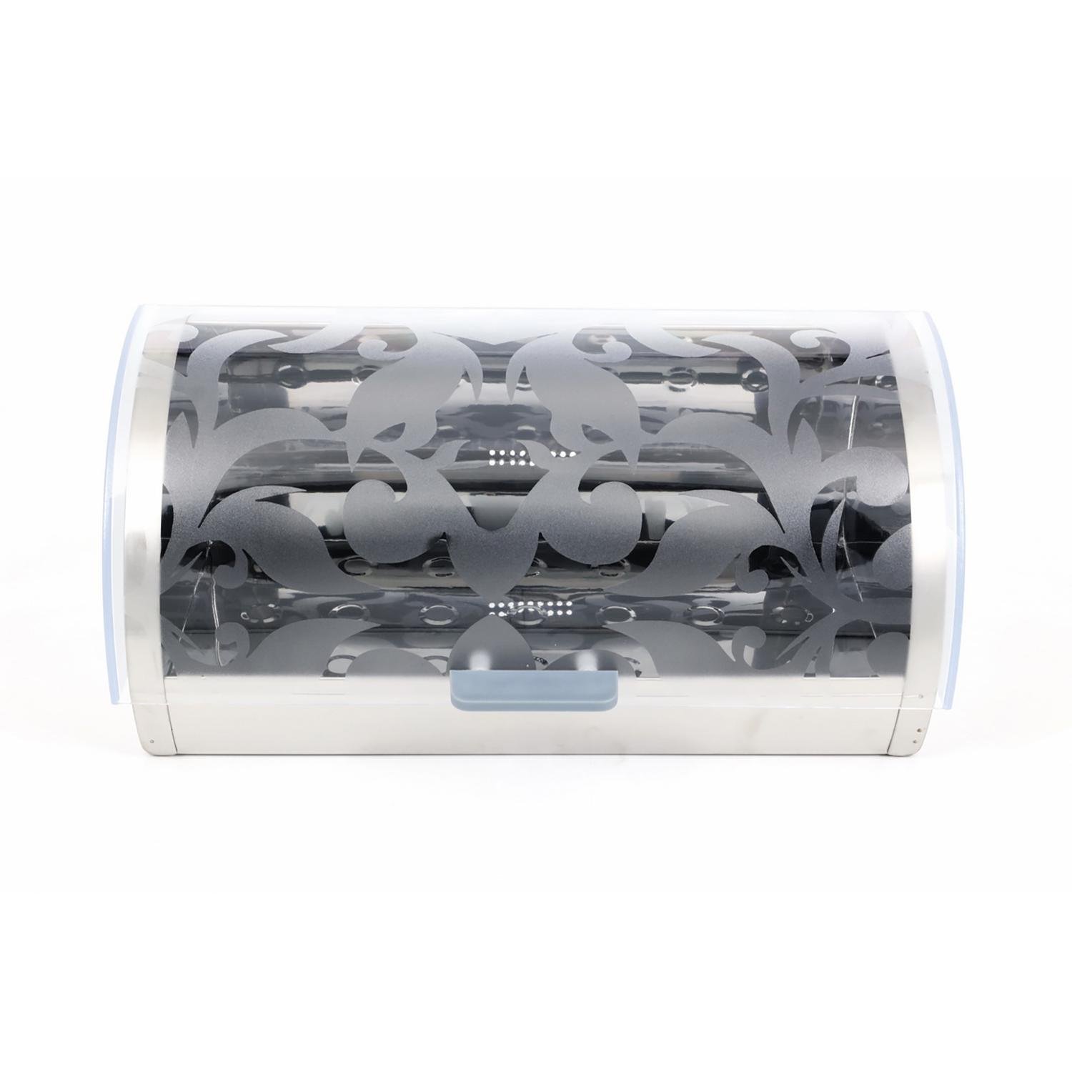 Хлібниця з квітковим візерунком з корпусом із нержавіючої сталі 39,5х28х18,5 см