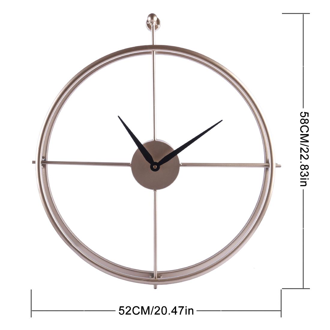 Годинники настінні Ti-Time 55х52 см Loft1 Сріблястий - фото 7