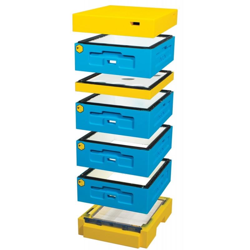 Вулик пінополістирольний Lyson Дадан 1/2 на 10 рамок з гігієнічним дном фарбований - фото 2 Вулик пінополістирольний Lyson Дадан 1/2 на 10 рамок з гігієнічним дном фарбований - фото 2