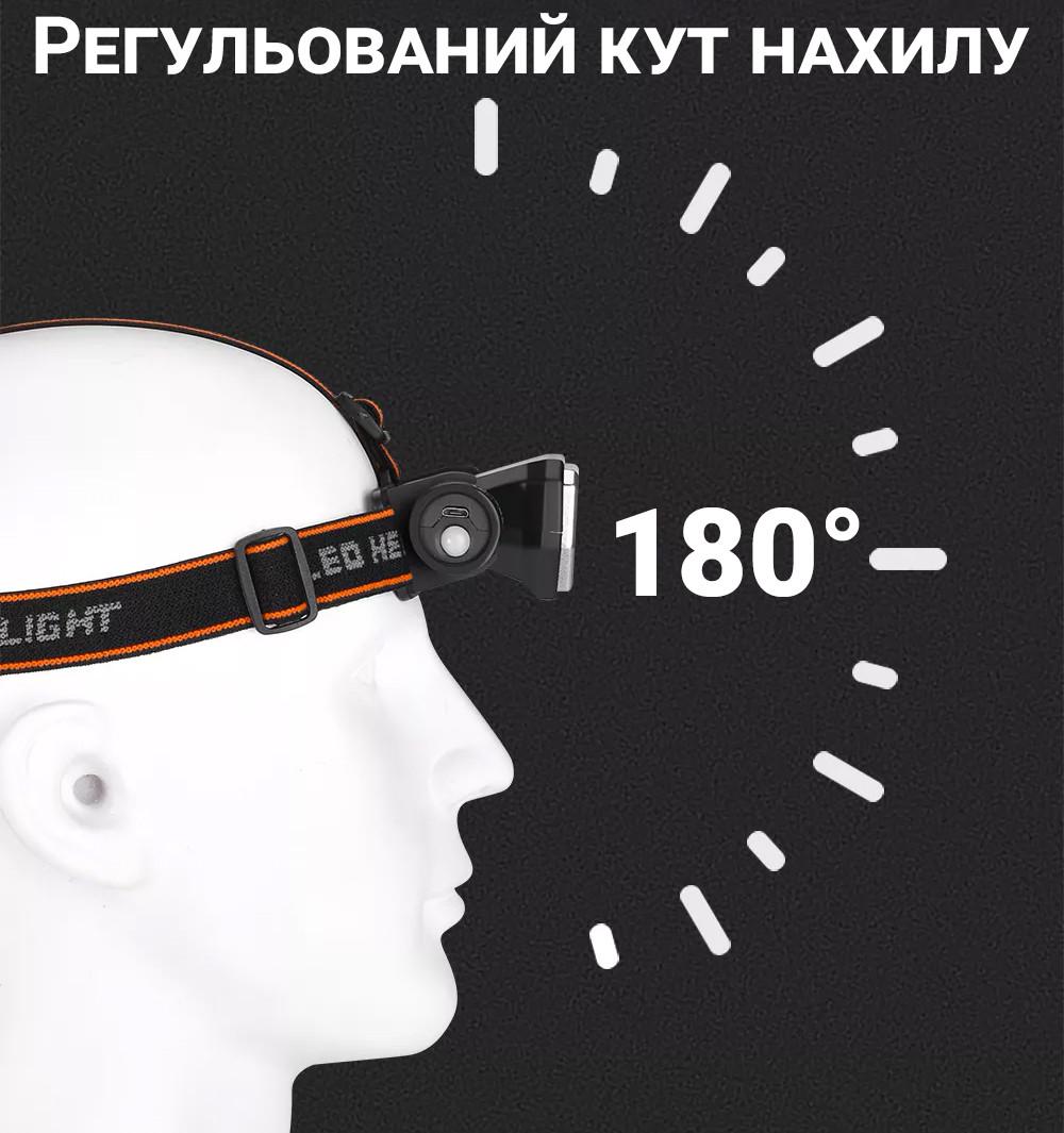 Ліхтар налобний світлодіодний Bailong SQ-815-2 з білим і синім світінням Чорний - фото 10 Ліхтар налобний світлодіодний Bailong SQ-815-2 з білим і синім світінням Чорний - фото 10