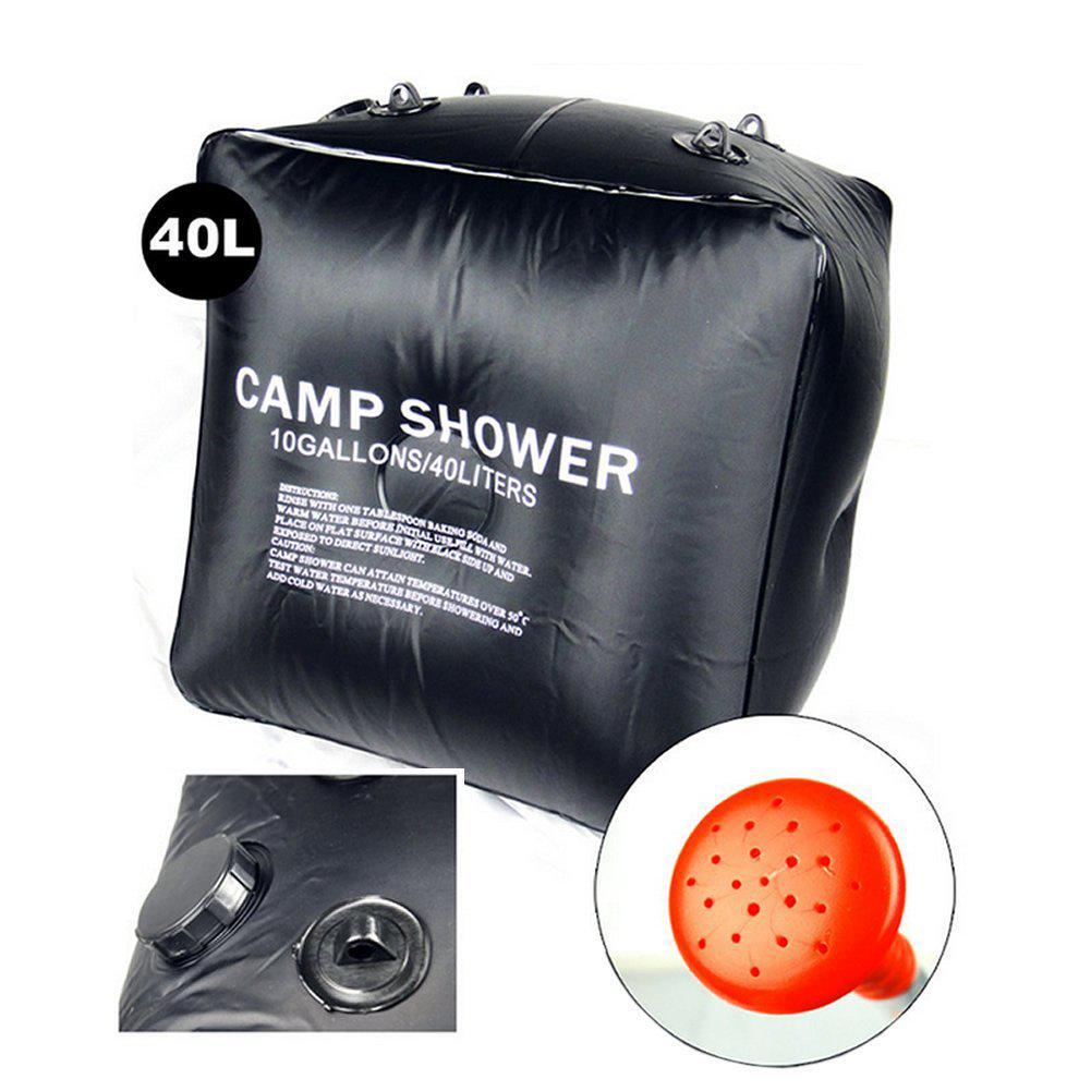 Душ туристичний підвісний Camp Shower з лійкою 40 л Black - фото 2