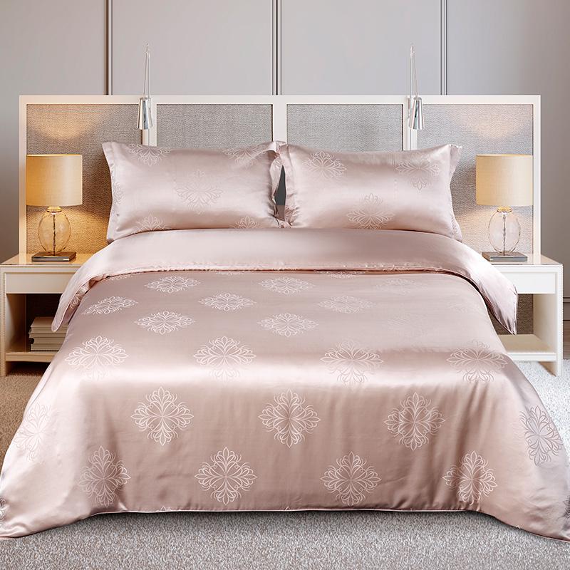 Комплект постельного белья SILK KISS Нагината King Size 200x230 см Розовый (13524262)