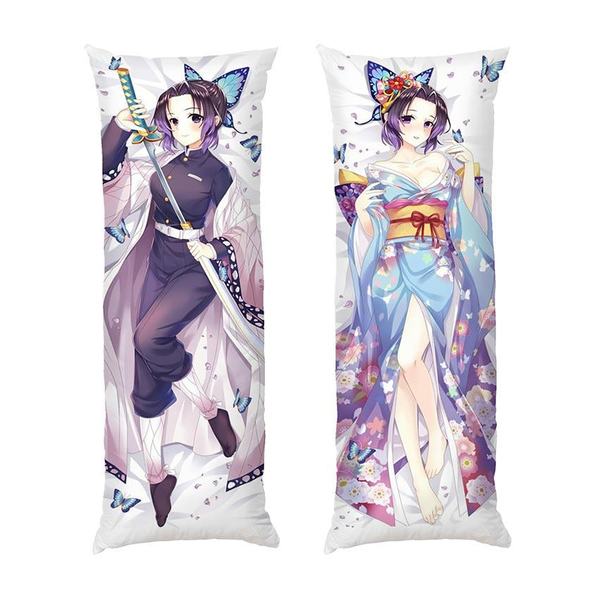 Подушка дакимакура Shinobu Kocho Anime Demon Slayer габардин 150х50 см