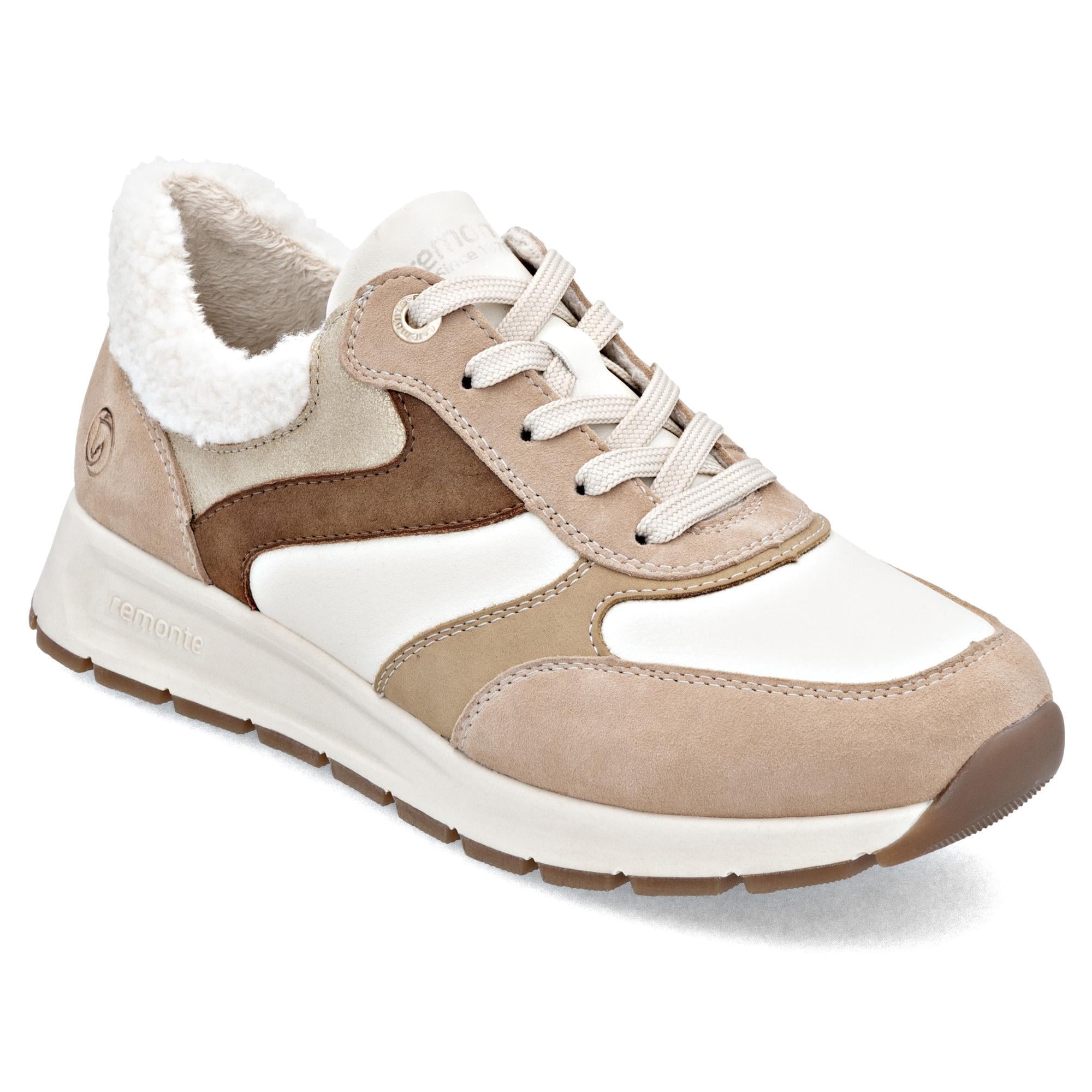 Кроссовки женские осенние REMONTE р. 40 Бело-бежевый (035610-40)