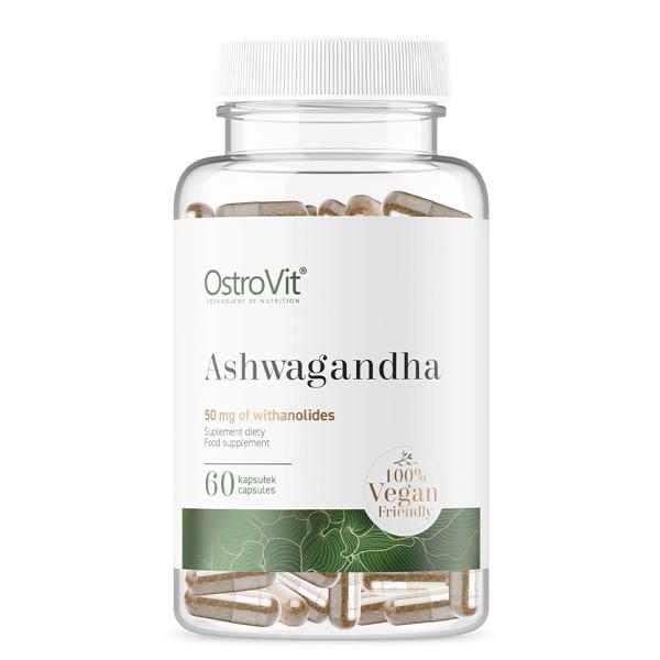 Натуральная добавка OstroVit Ashwagandha Vege 60 капсул