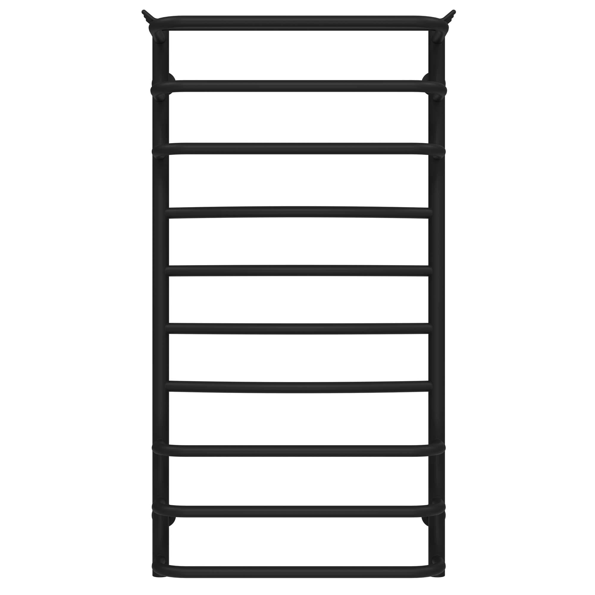 Полотенцесушитель водяной Deffi Юность П10 боковое правое подключение нержавеющая сталь 500х1000 мм Черный (C.YU.100.50.10.B.C)