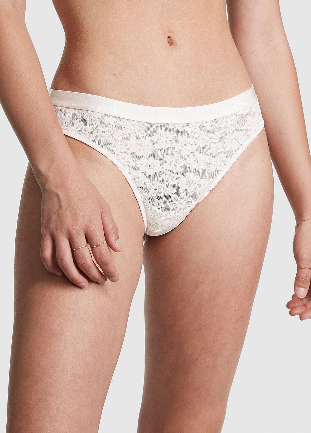 Трусики женские Victoria's Secret XS Белый (704000844429Q9Z1XS)