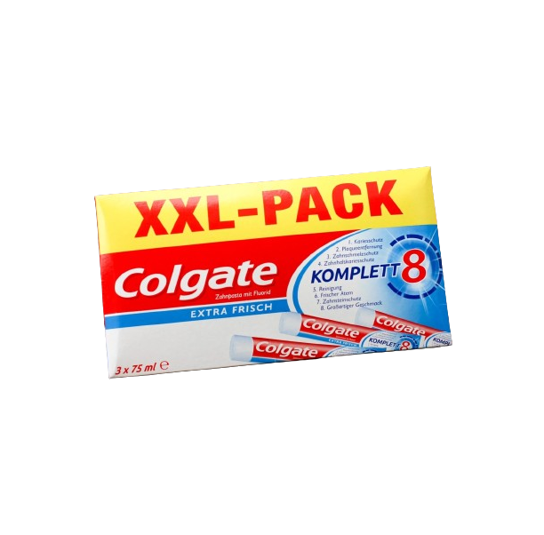 Зубная паста Colgate XXL по 75 мл 3 шт. - фото 1