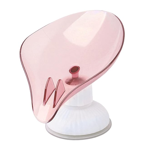 Держатель для губки на раковине на присоске со сливом Белый с розовым (KG-11882) Держатель для губки на раковине на присоске со сливом Белый с розовым (KG-11882)