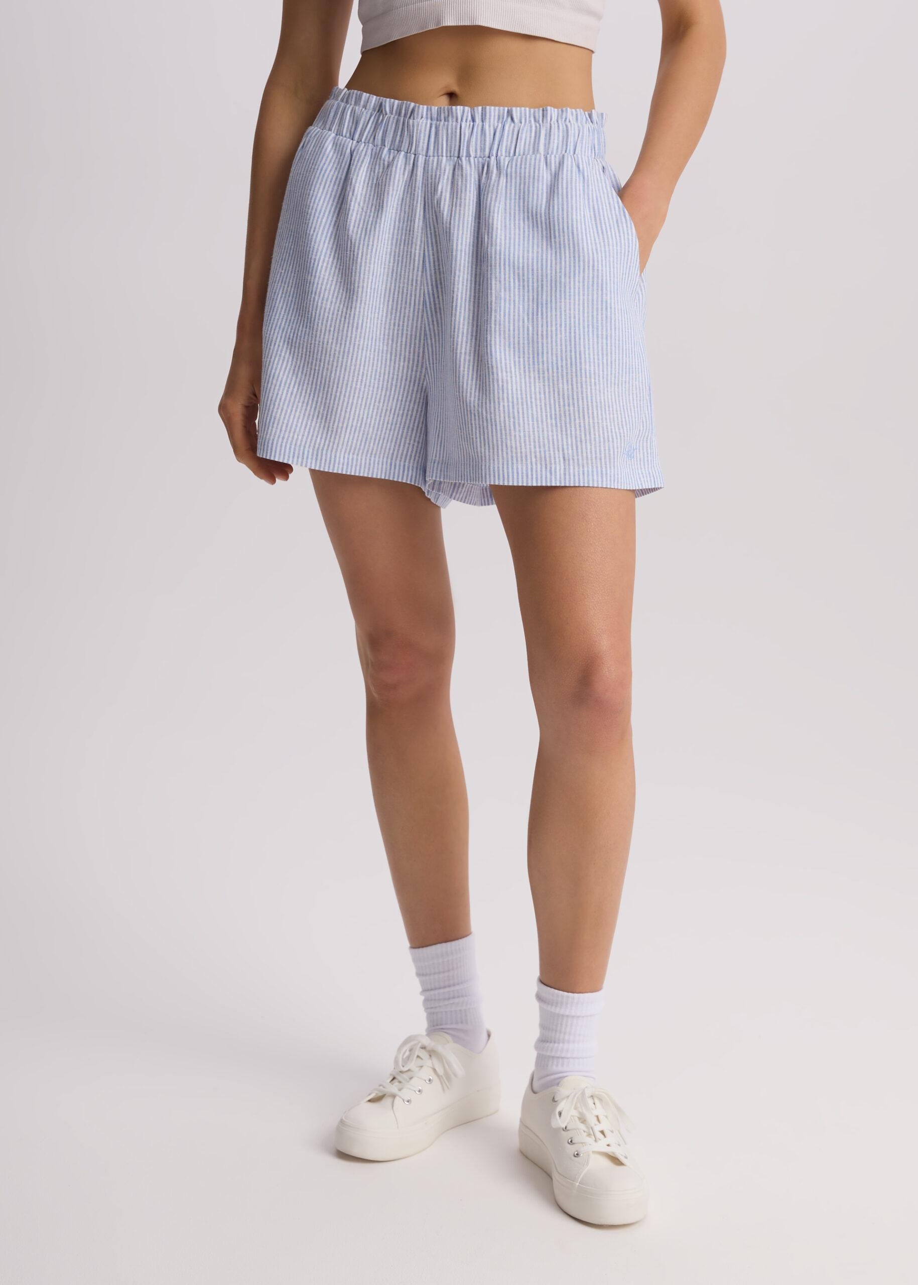 Шорти жіночі Diverse QUAINA L Блакитно-білий (5905384135537)