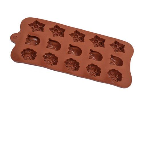 Форма силиконовая для кейк-попсов, льда, конфет, Тюльпаны Форма силиконовая для кейк-попсов, льда, конфет, Тюльпаны