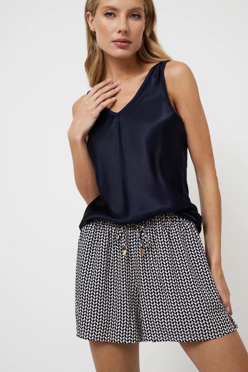 Пижама женская летняя Aruelle L Темно-синий (Isobell-short)