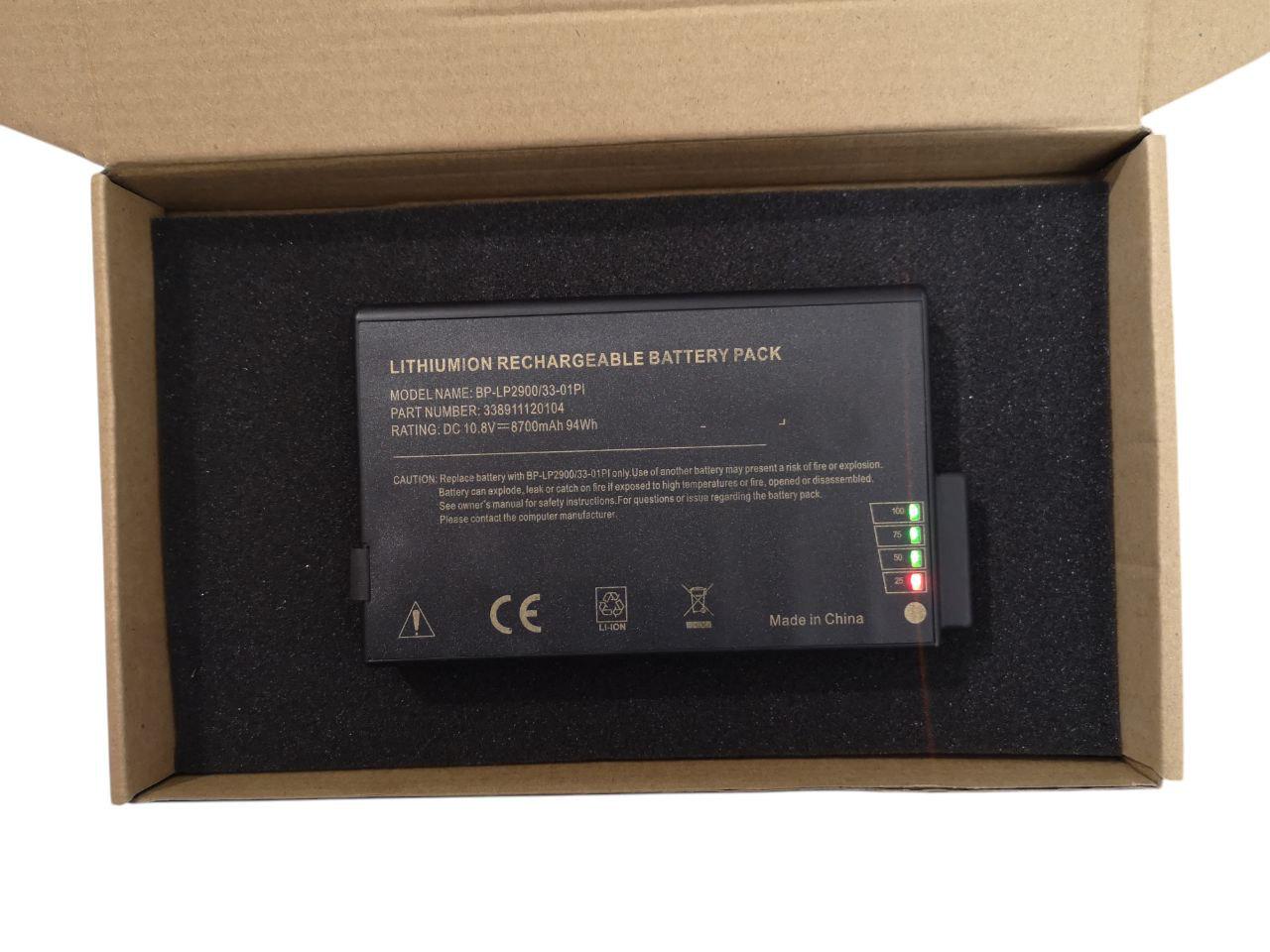 Аккумулятор для GETAC S400/X500/V100/V1010/V200/BP-LC2600/33-01SI/BP-LP2900/33-01PI 8700 mAh 97Wh