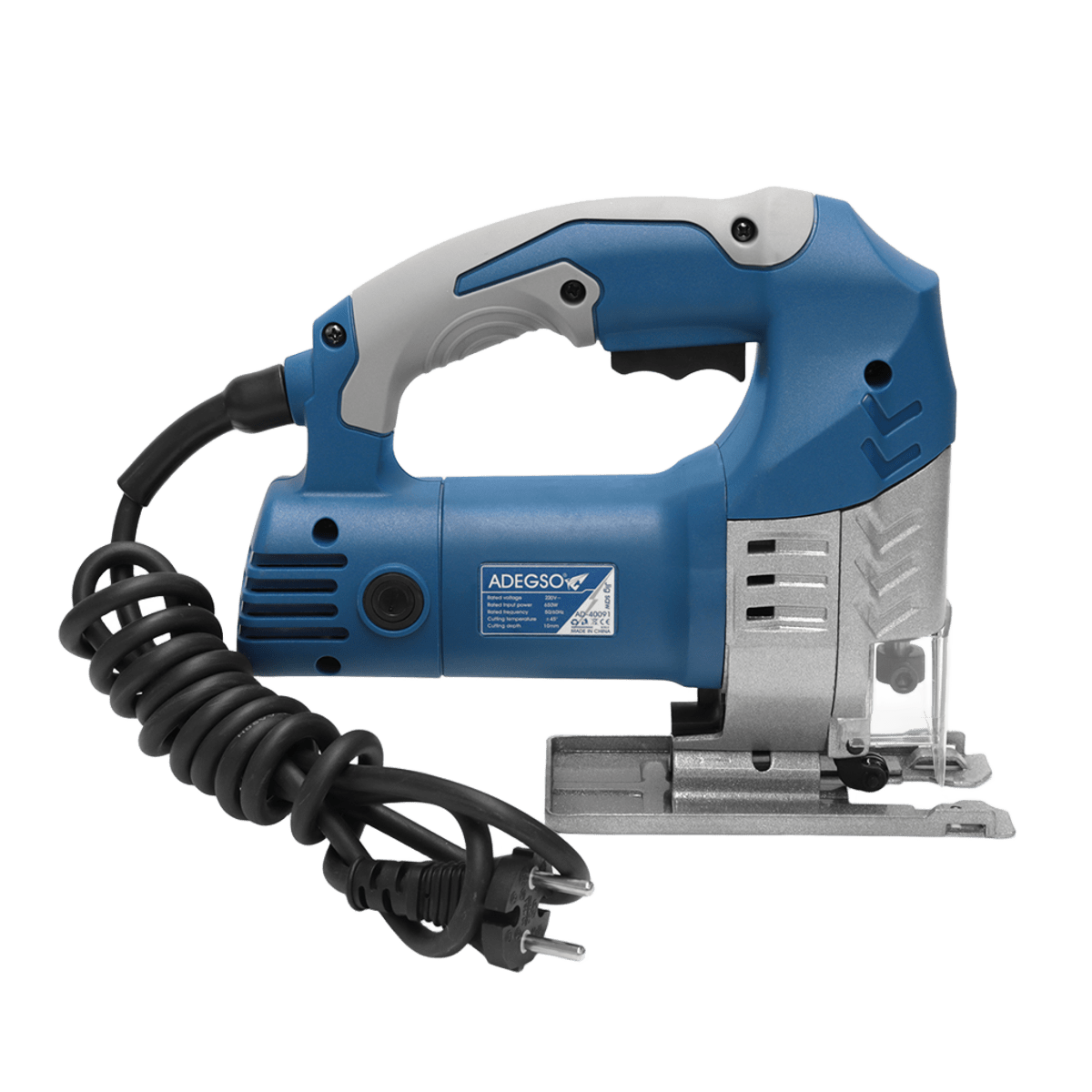 Электролобзик ADEGSO AD-40091 650 Вт 85 мм (29739391) - фото 2 Электролобзик ADEGSO AD-40091 650 Вт 85 мм (29739391) - фото 2