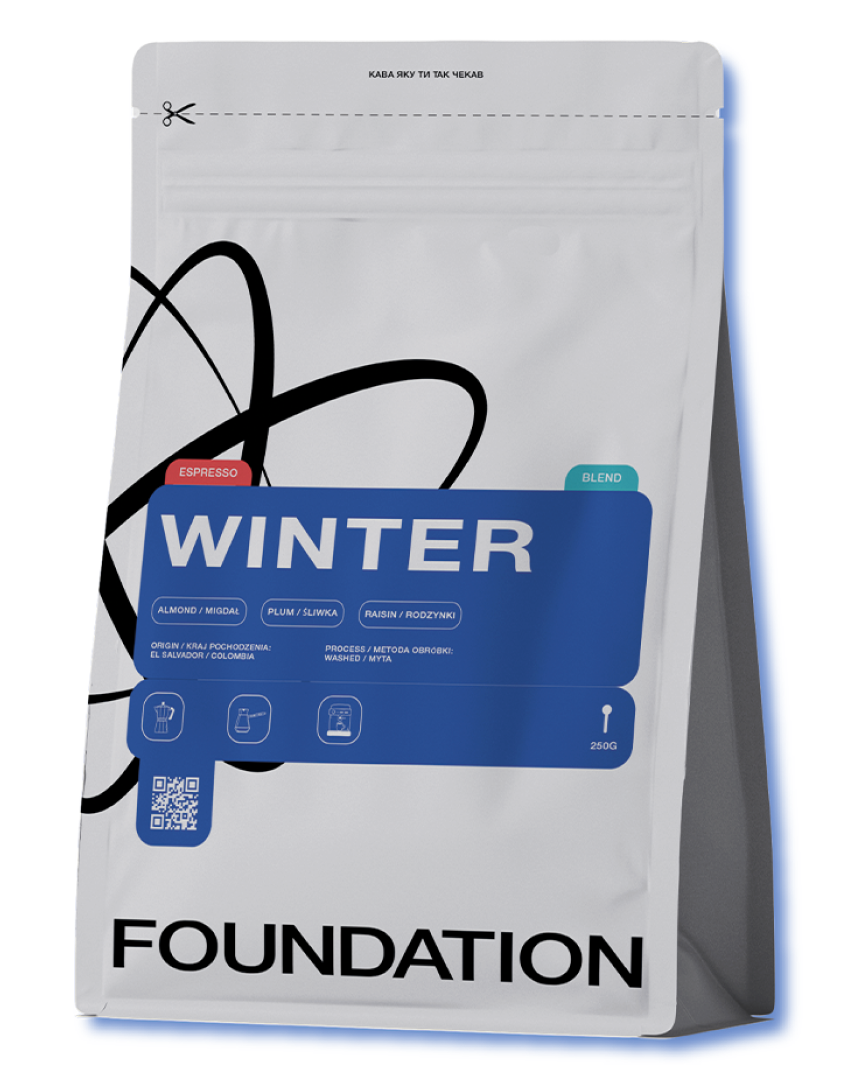 Кава в зернах Foundation Coffee Roasters Winter свіжообсмажена 250 г