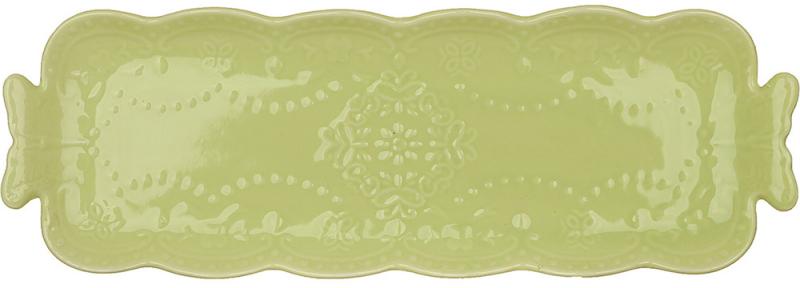 Блюда керамические Chalkida Бабочка 6 шт.32х11 см Зеленый - фото 1 Блюда керамические Chalkida Бабочка 6 шт.32х11 см Зеленый - фото 1