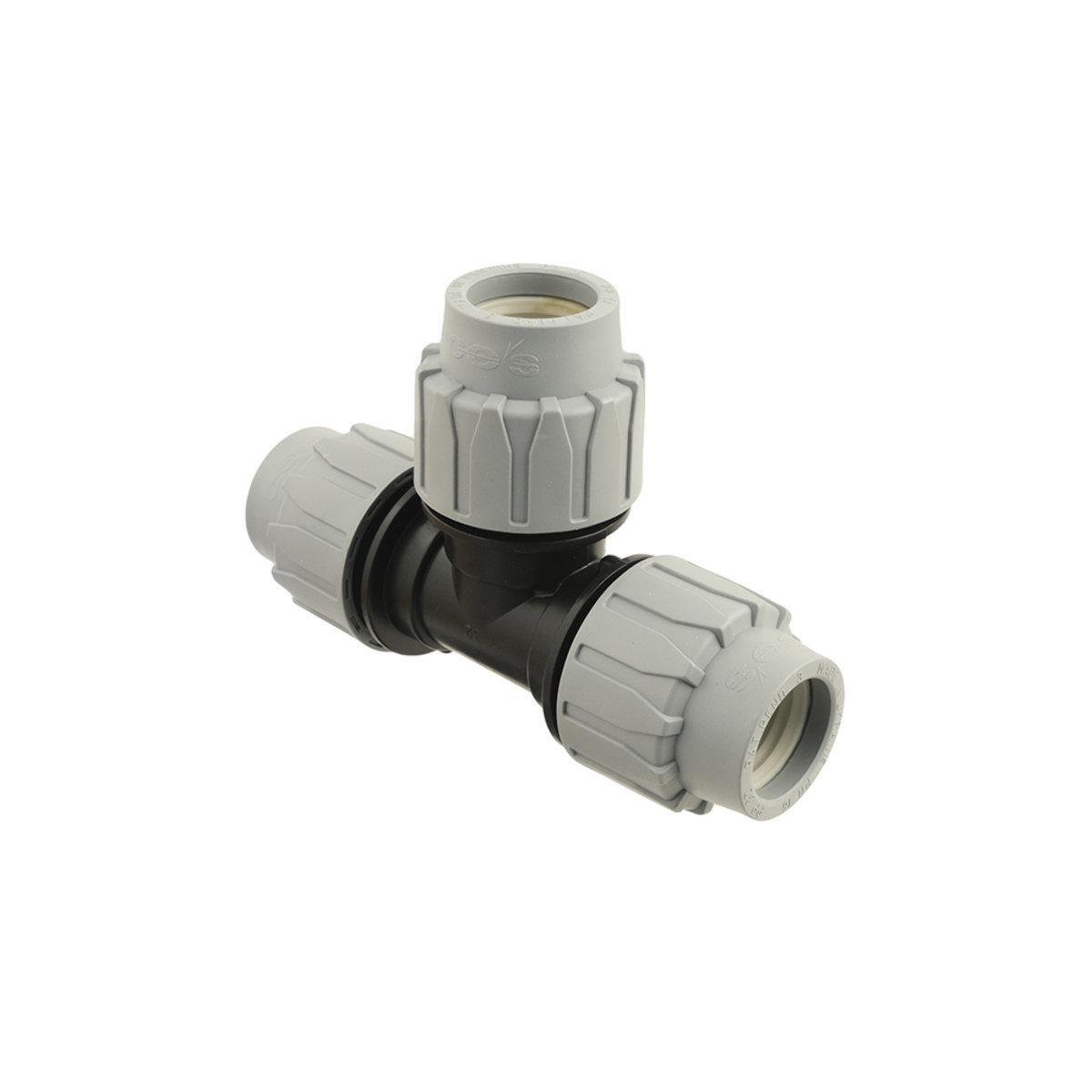 Тройник зажимной ПНД COS 40 мм (SW-24818)