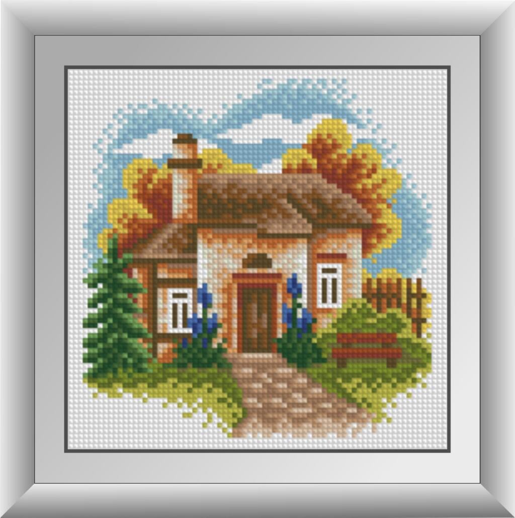 Алмазная мозаика Dream Art Осенний сад 19х19 см (DA.30554)