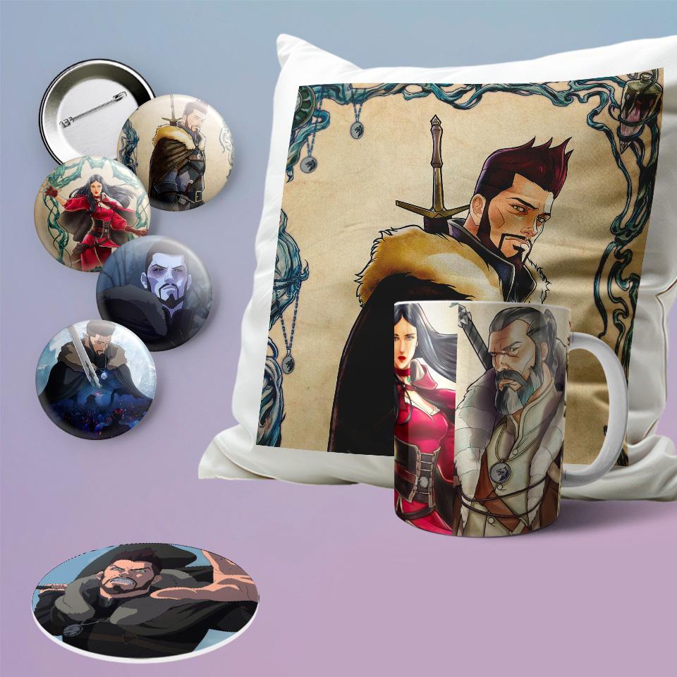 Подарочный набор The Witcher Nightmare of the Wolf аниме бокс