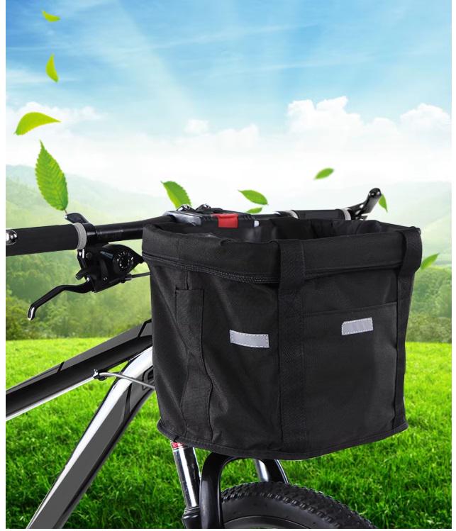 Кошик на велосипед передній знімний з ручками для перенесення 34х24 см - фото 5
