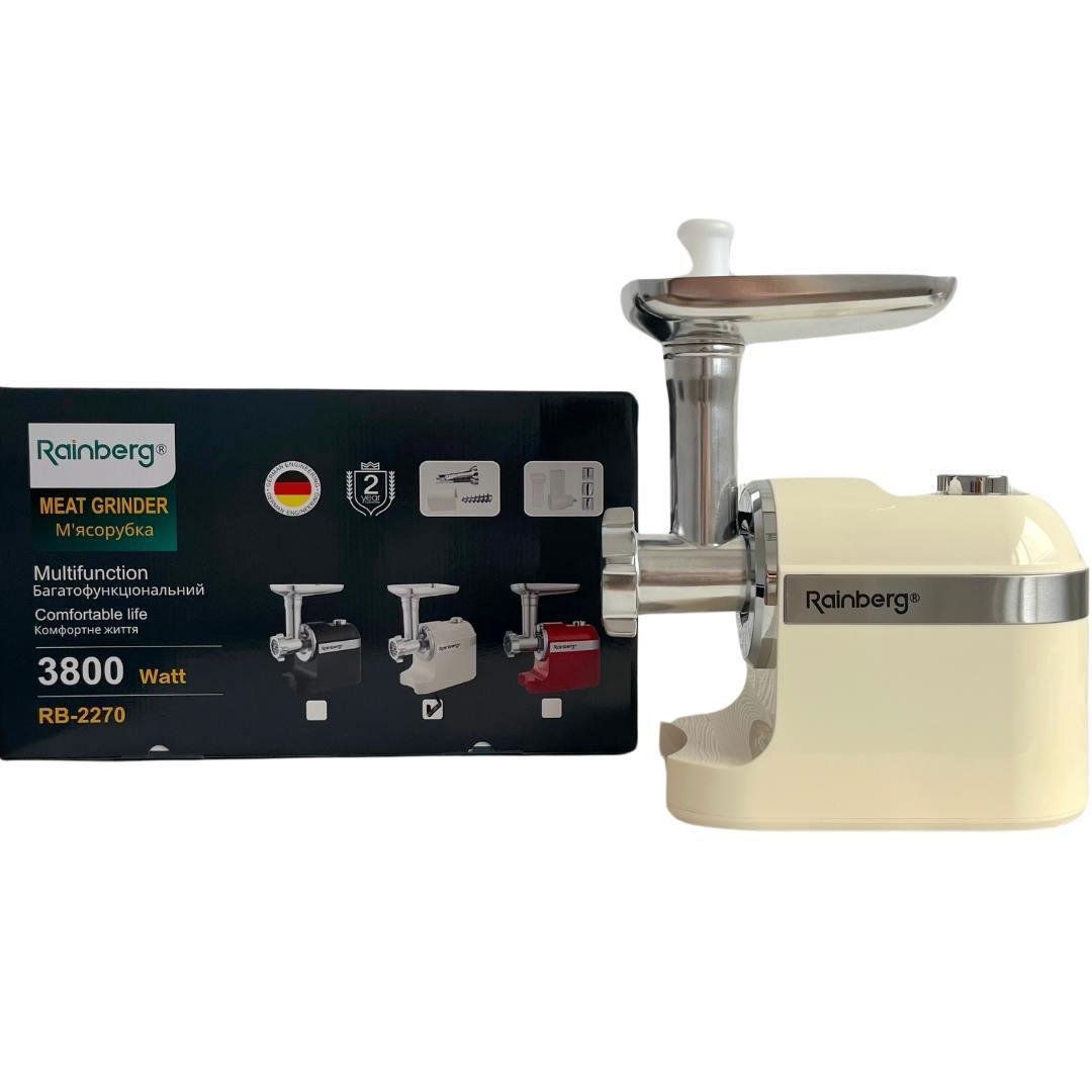М'ясорубка електрична для томатного соку Rainberg RB-2270 3800W (2589133873) - фото 6