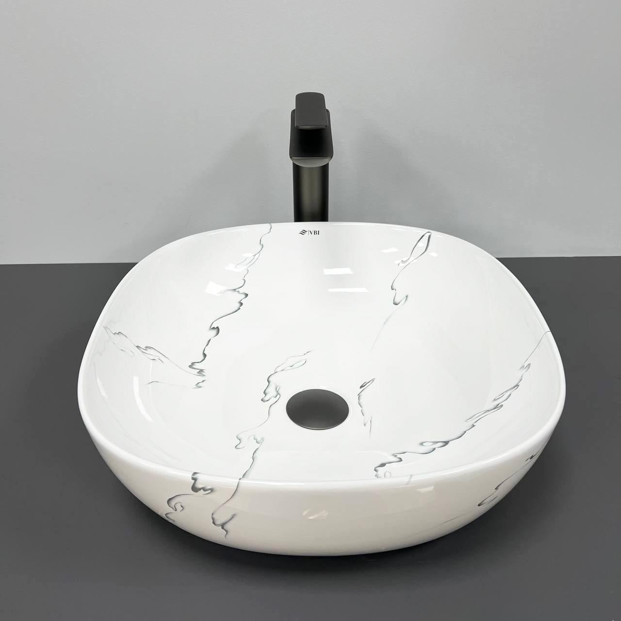 Умивальник накладний VBI BERGAMO S Marmo Glossy (2808389672)