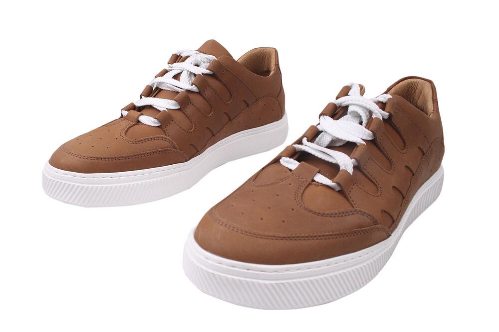 Кеды мужские Vadrus из кожи р. 44 Коричневый (245-20DTC) - фото 5 Кеды мужские Vadrus из кожи р. 44 Коричневый (245-20DTC) - фото 5