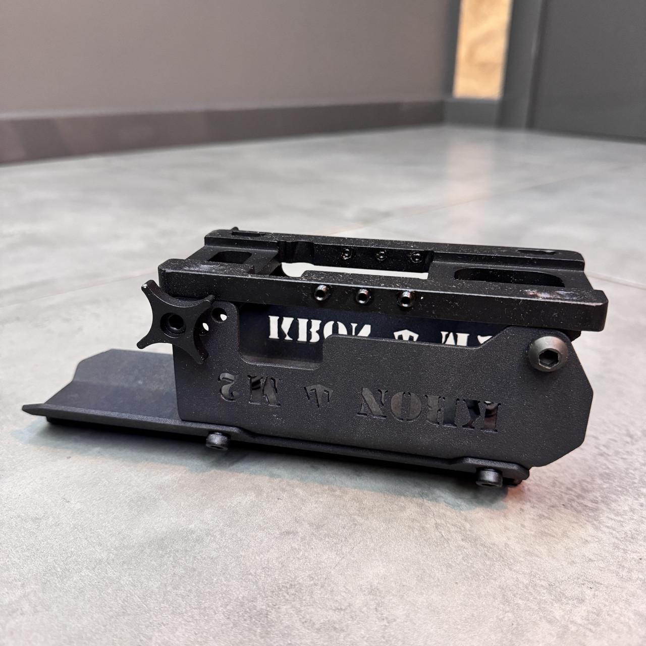 Кронштейн Крон для Browning M2 та Canik M2 з планкою Picatinny для встановлення різних прицілів. - фото 8 Кронштейн Крон для Browning M2 та Canik M2 з планкою Picatinny для встановлення різних прицілів. - фото 8