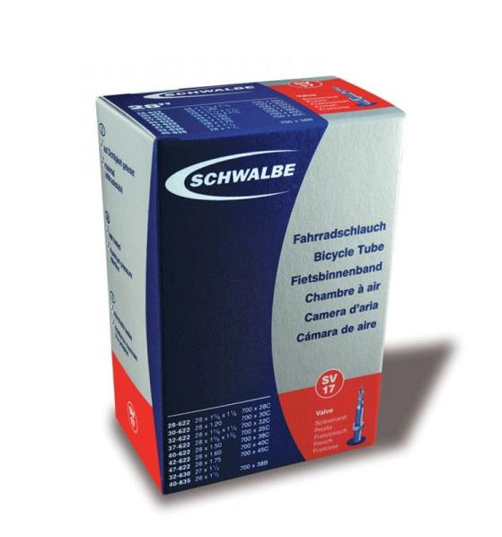 Камера для велосипеда Schwalbe SV17 EK 40 мм 28"/28/47x622/635 (TUB-93-02)