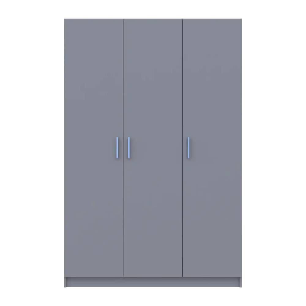 Шкаф для одежды Doros Промо DRS-011626 3 ДСП 135х48х204 см Серый (80737765)