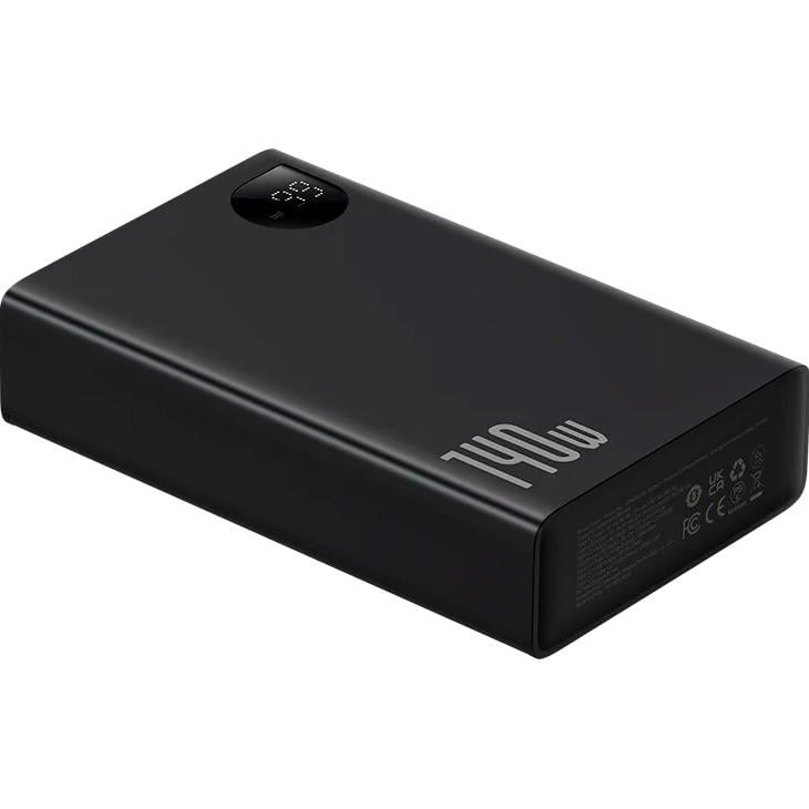 Зовнішній акумулятор Baseus Adaman Digital Display 24000 mAh 140W Black (P10021508113-00) - фото 5