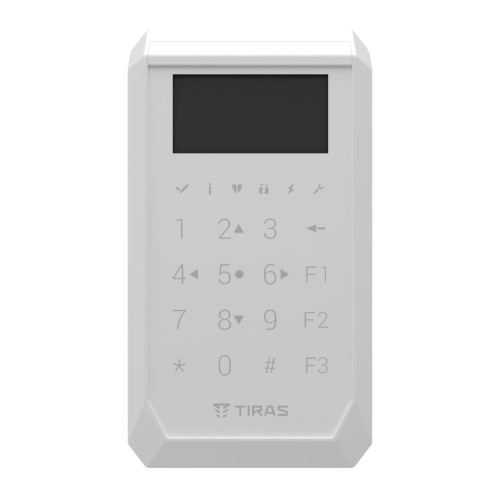 Клавіатура сенсорна OLED Tiras K-PAD OLED+ до 1000 м Mifare та NFC Білий (d6a0c73b) - фото 3 Клавіатура сенсорна OLED Tiras K-PAD OLED+ до 1000 м Mifare та NFC Білий (d6a0c73b) - фото 3