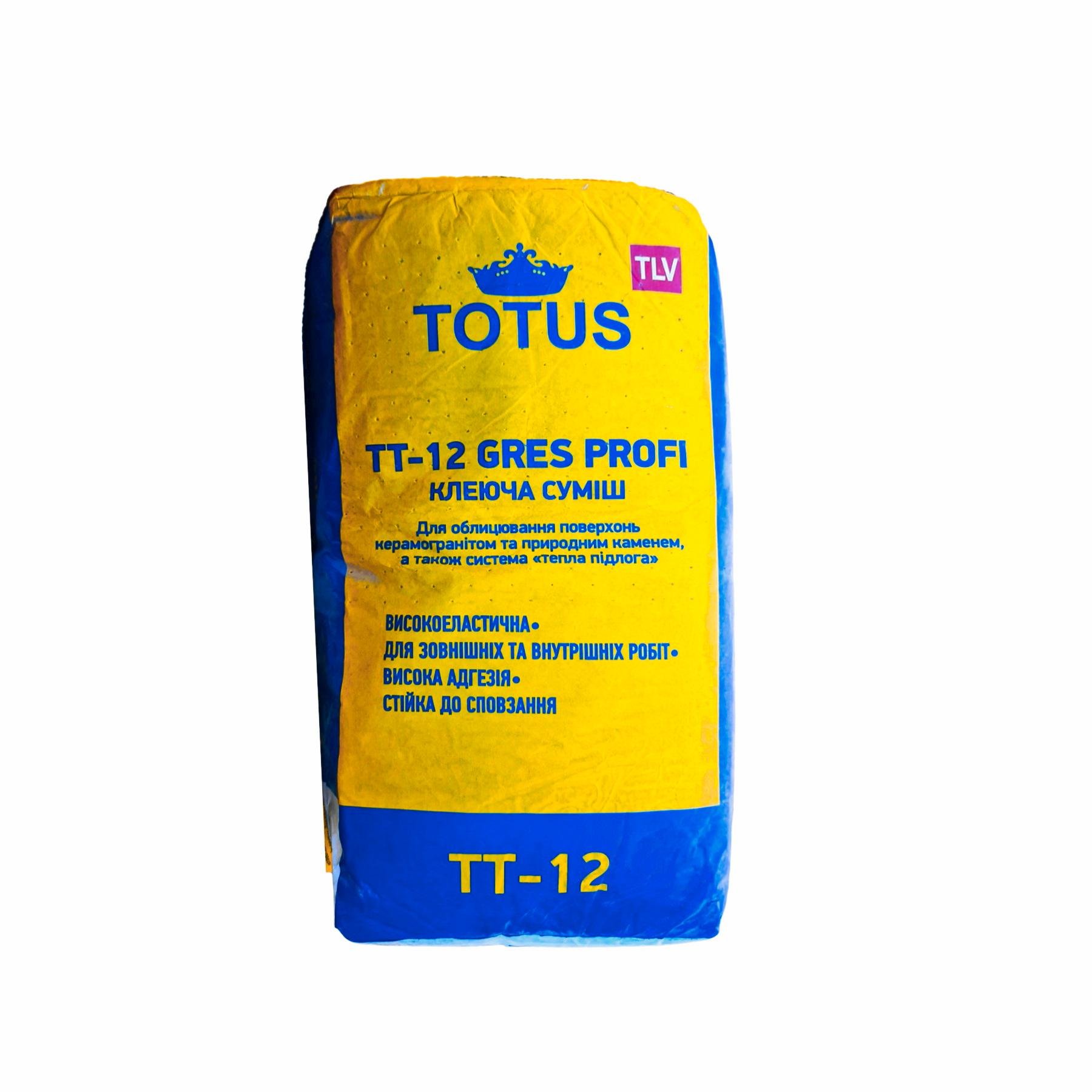 Клеящая смесь для облицовки полов Totus TT-12 Gres (34296)