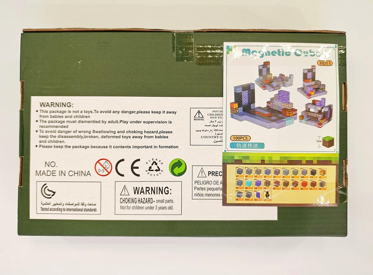 Конструктор магнитный Майнкрафт 100 дет. - фото 4 Конструктор магнитный Майнкрафт 100 дет. - фото 4