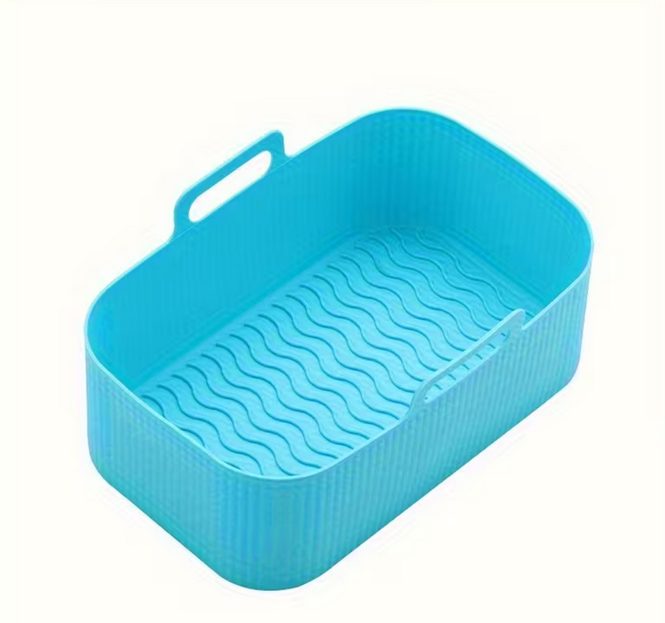 Форма-вкладиш силіконова SAM-6511 для фритюрниць/духовок/мультипечі 19,5 см Синій Форма-вкладиш силіконова SAM-6511 для фритюрниць/духовок/мультипечі 19,5 см Синій