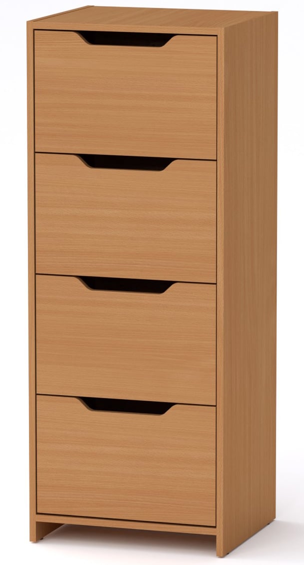 Комод Компанит С 48х42х123,2 см Бук (60a3884c5acff944e469b652) - фото 1 Комод Компанит С 48х42х123,2 см Бук (60a3884c5acff944e469b652) - фото 1