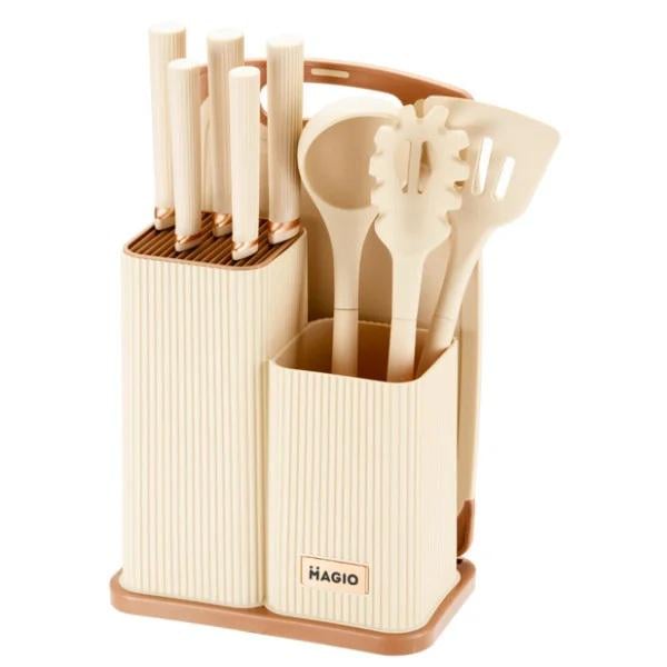 Кухонный набор Magio с доской для нарезки 11 пр. (MG-MG-1099I) - фото 4 Кухонный набор Magio с доской для нарезки 11 пр. (MG-MG-1099I) - фото 4