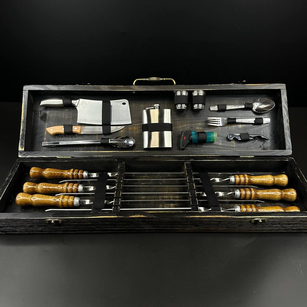 Набор шампуров в кейсе Ред №6 S1