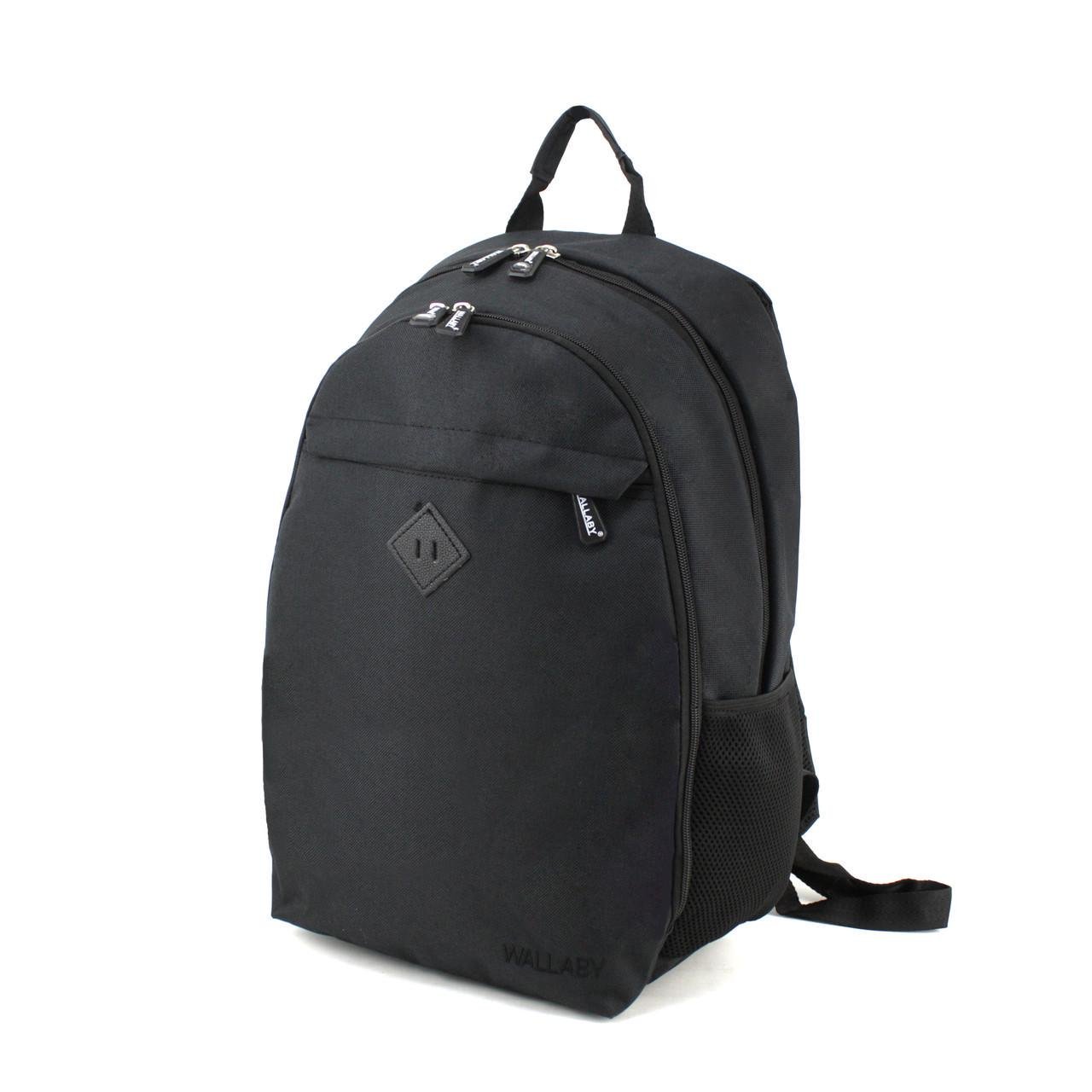 Рюкзак міський Wallaby 147 з відділом під ноутбук 16» Чорний