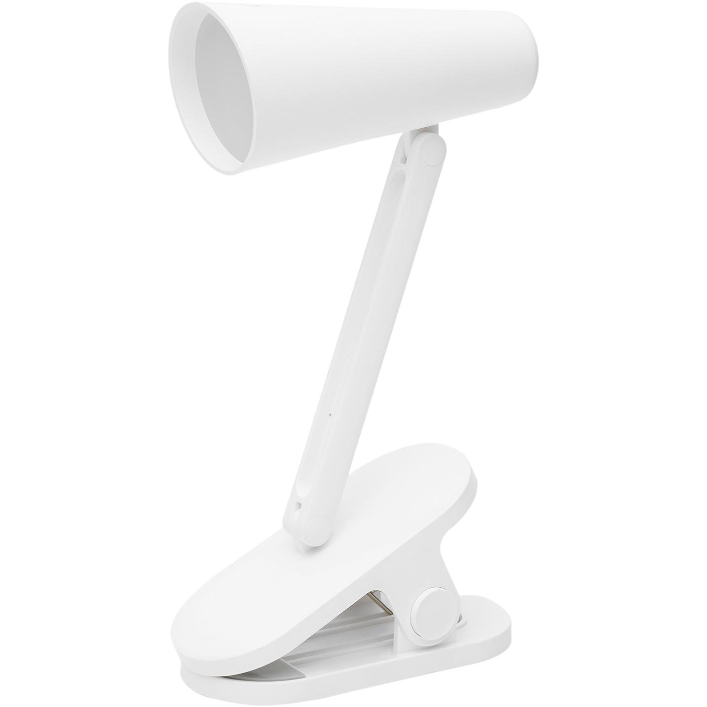 Настольная лампа Hoz Clip Lamp 3.5W 1200 mAh с аккумулятором White (MR65077)