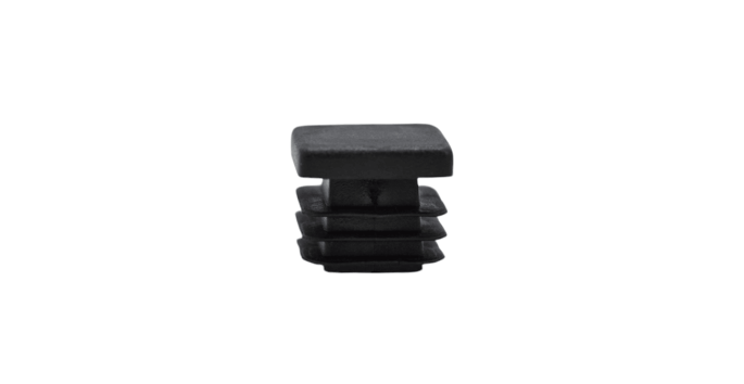 Заглушка квадратная внутренняя 16х16 мм Черный (SQI-16X16-BLK-104)
