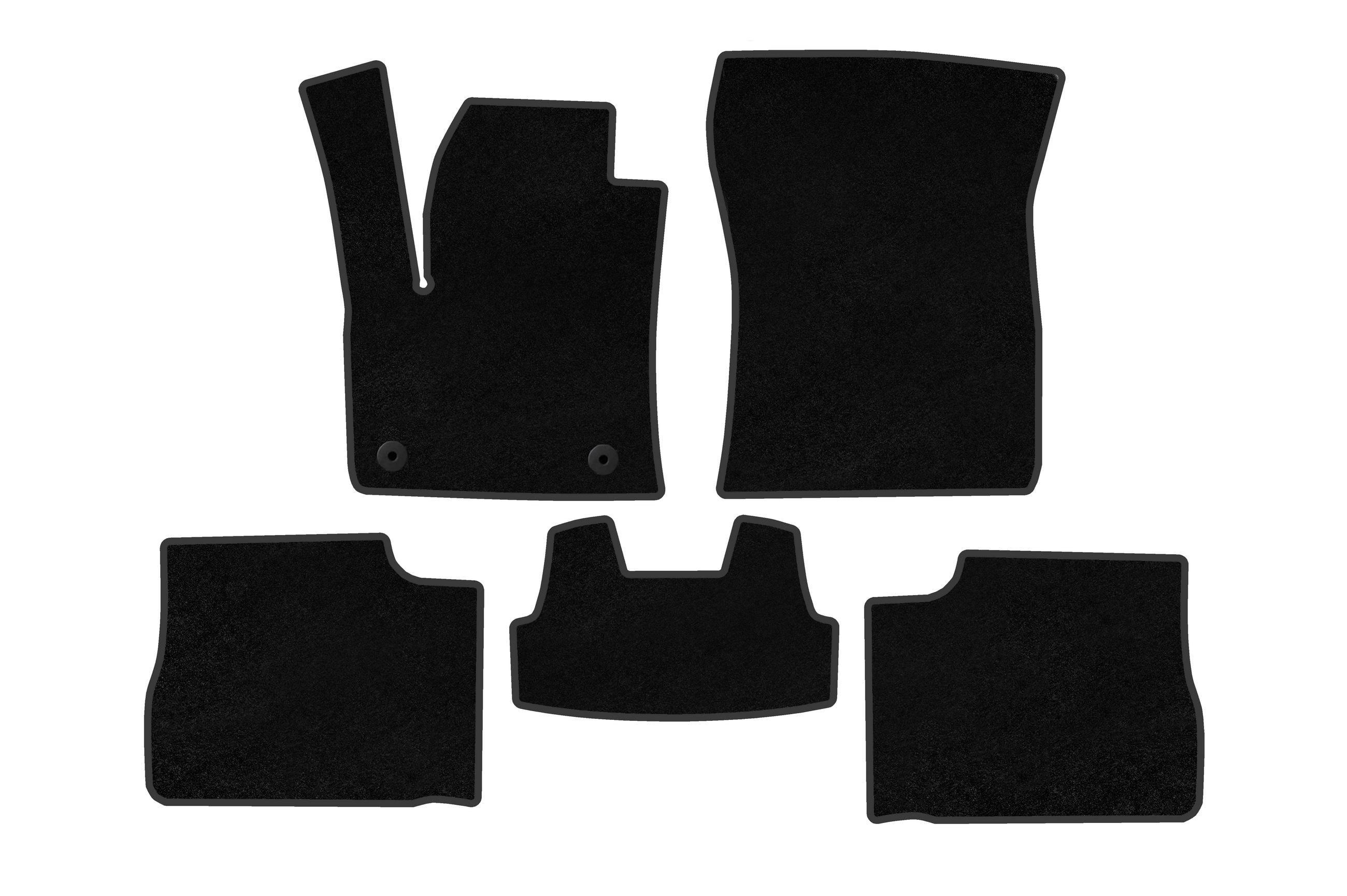 Коврики автомобильные Premium V2 Digital Designs для Peugeot 2008 2019- гг. ткань Черный (184980)