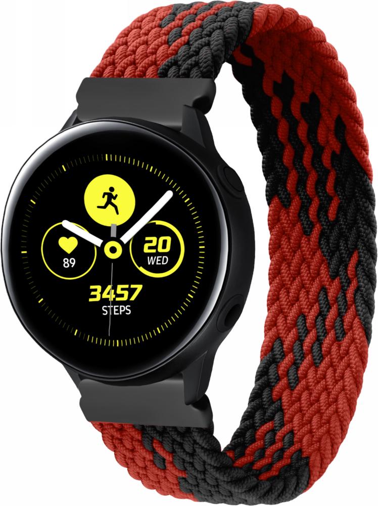 Ремешок Solo Loop Multi для Galaxy Watch Active (145 мм) Black/Red (26286-44)