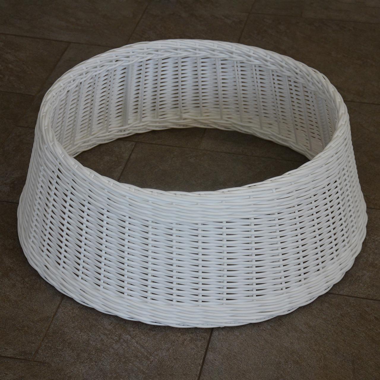 Подставка-юбка под елку плетеная из искусственного ротанга/ручной работы XXL Белый - фото 9 Подставка-юбка под елку плетеная из искусственного ротанга/ручной работы XXL Белый - фото 9
