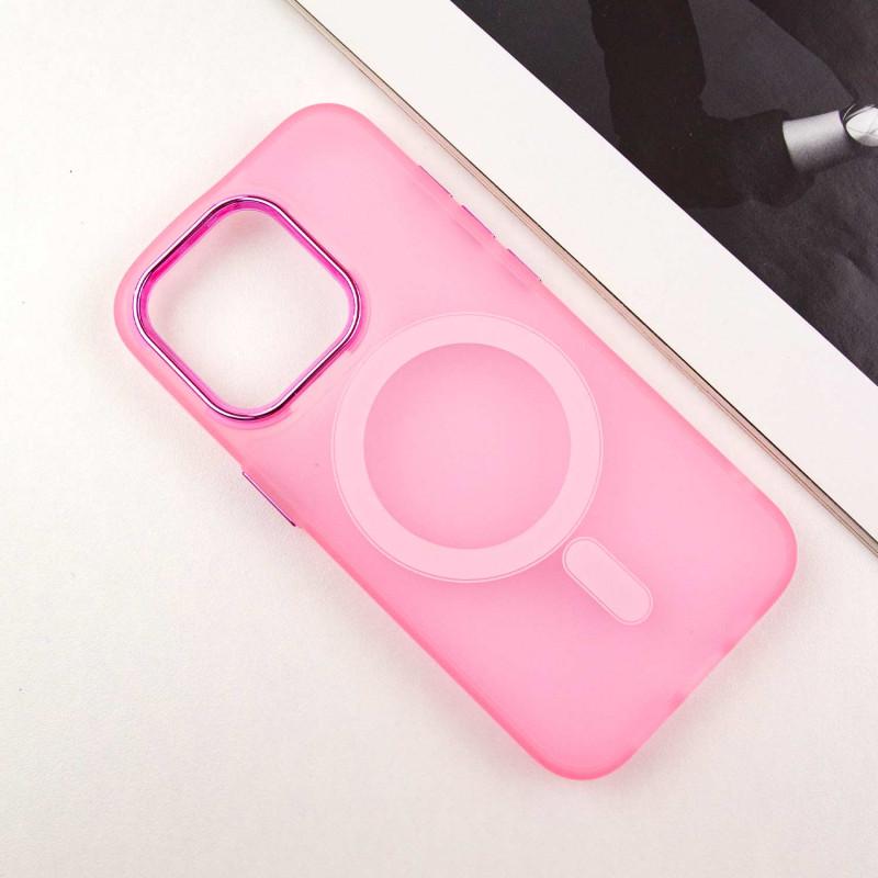 Протиударний Чохол TPU+PC Lily with MagSafe для Apple iPhone 12 Pro Max (6.7") Light Pink - фото 3