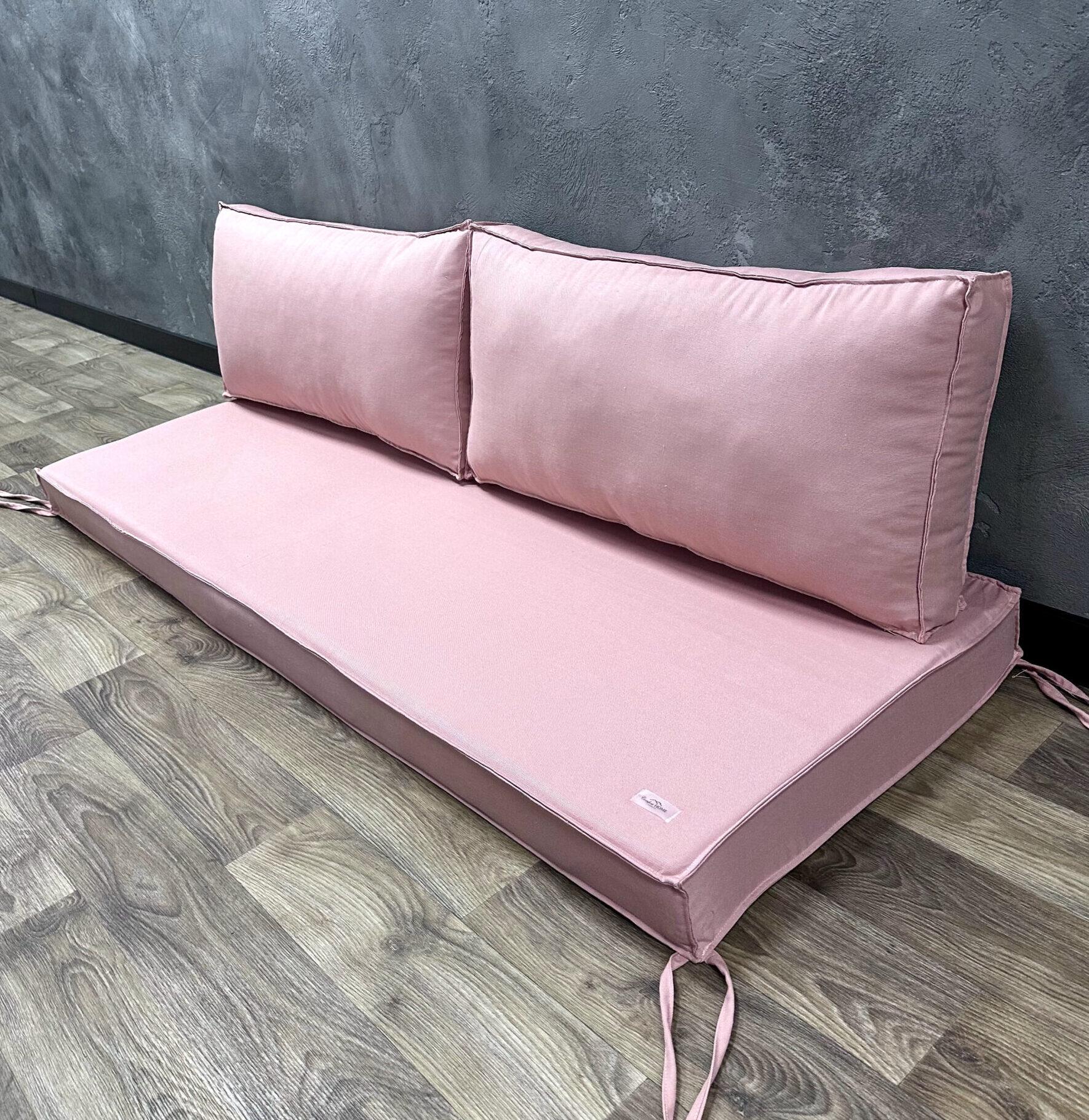 Комплект матрас с подушками Comfort Home на поддоны/качели/каркасы/садовую мебель 120х60х40х8 см