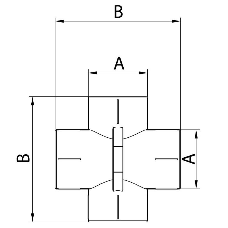 Хрестовина прохідна Koer K0262.PRO-25 PPR (KP2615) - фото 2