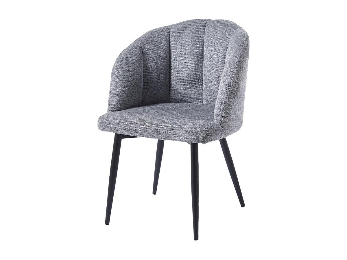 Стул Intarsio CALLA Черный каркас/Серый