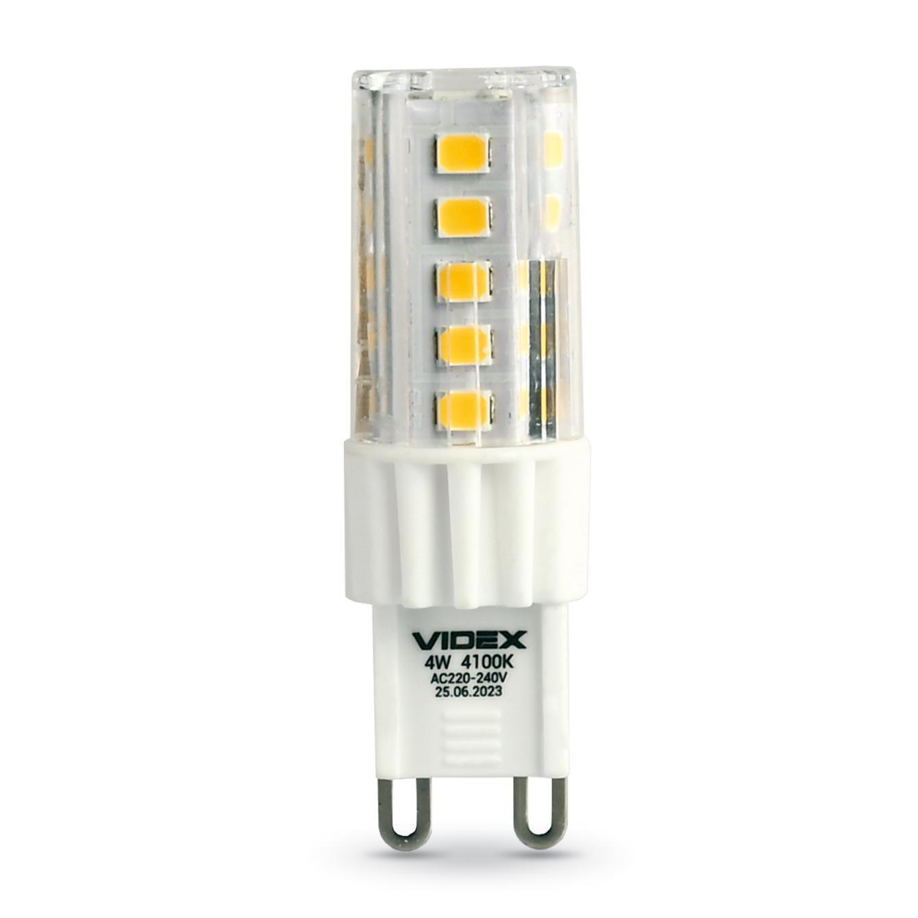LED-лампа Videx G9S 4W G9 4100K силікон (27830577)