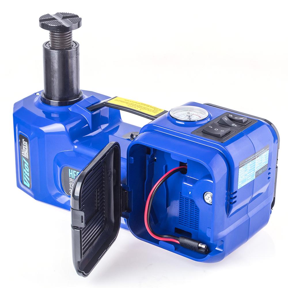 Домкрат електрогідравлічний 2в1 2 т 360 мм 35 л/хв